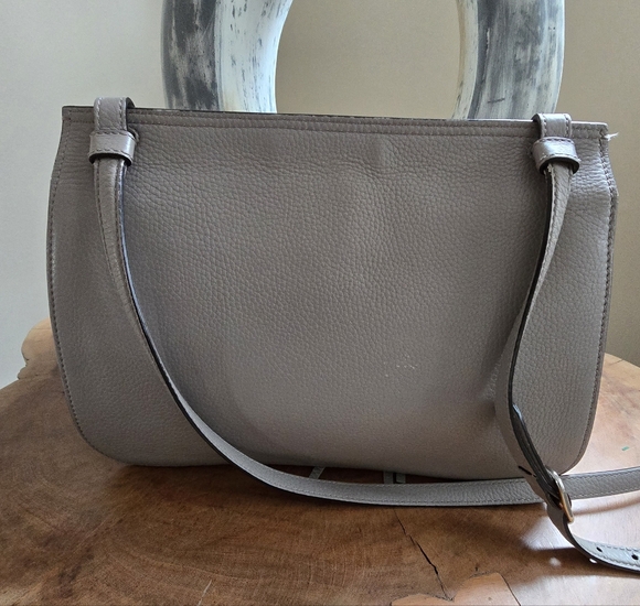 Gucci Cellarius Camelia Leather Medium Gray Bamboo Tassel Crossbody Bag - Picture 11 of 13